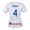 Virallinen Fanipaita Ranska Raphael Varane 4 Vieraspelipaita MM-Kisat 2022 - Naisten